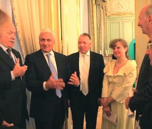 Сергей Бажанов на встрече с потомками участников Бородинского сражения