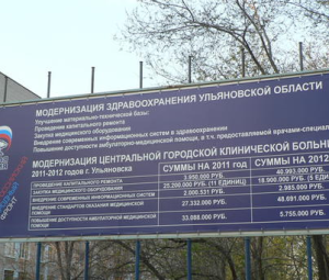 На ремонт ульяновских больниц и закупку оборудования выделено 4,5 миллиарда рублей