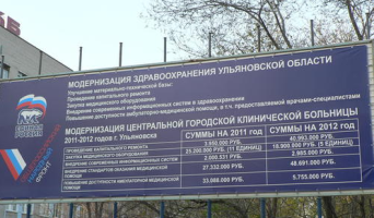 На ремонт ульяновских больниц и закупку оборудования выделено 4,5 миллиарда рублей