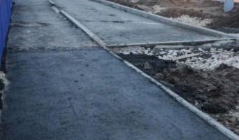 Комиссия УГД проинспектировала работы по благоустройству ул.Деева