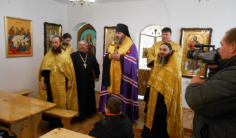 Епископ Барышский Филарет открыл воскресную школу в с. Баевка