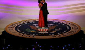 Мишель Обама на инаугурации