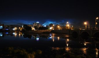 Челябинск: северное сияние