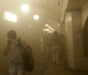 Пожар в метро 05.06.2013