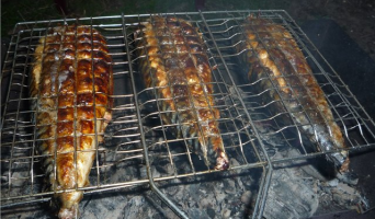 Рецепт приготовления скумбрии на мангале