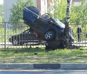 Авария на проспекте Фрунзе. Ярославль