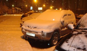 В Москву пришла зима!